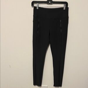 Black ATHLETA High-Waist Zip Pocket Leggings